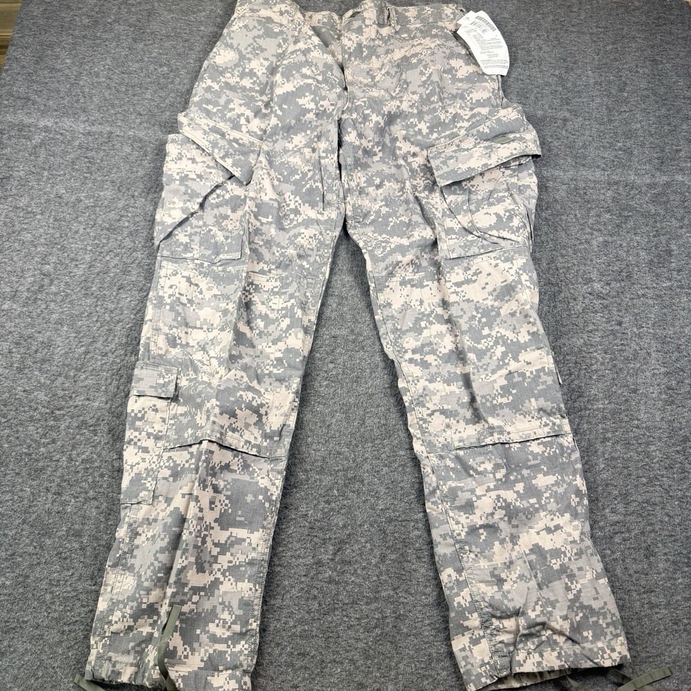 Army Combat Pant Flame Resistant Medium Regular Military Camo Insect Guard NEW